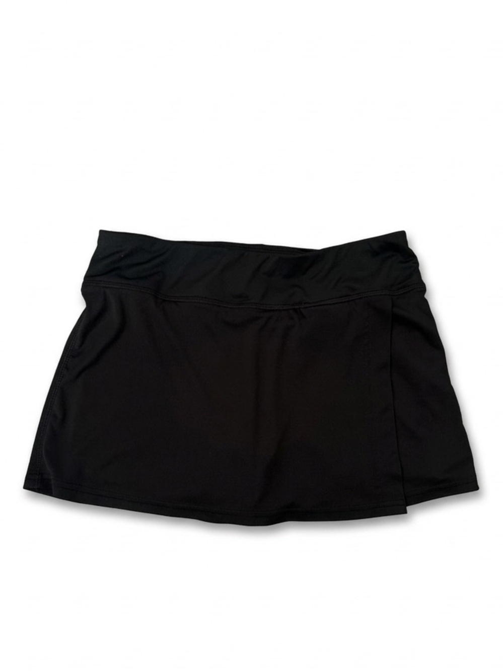 🔥2/$15 Women's Black Skort Wrap Duo Dry Golf Skirt Champion Sports Size Medium